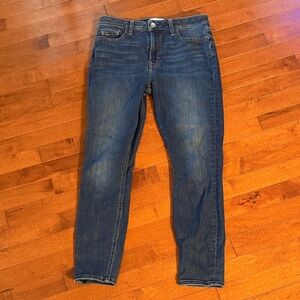 7 For All Mankind Dark Blue Skinny Jeans